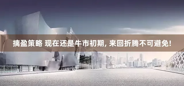 摛盈策略 现在还是牛市初期, 来回折腾不可避免!